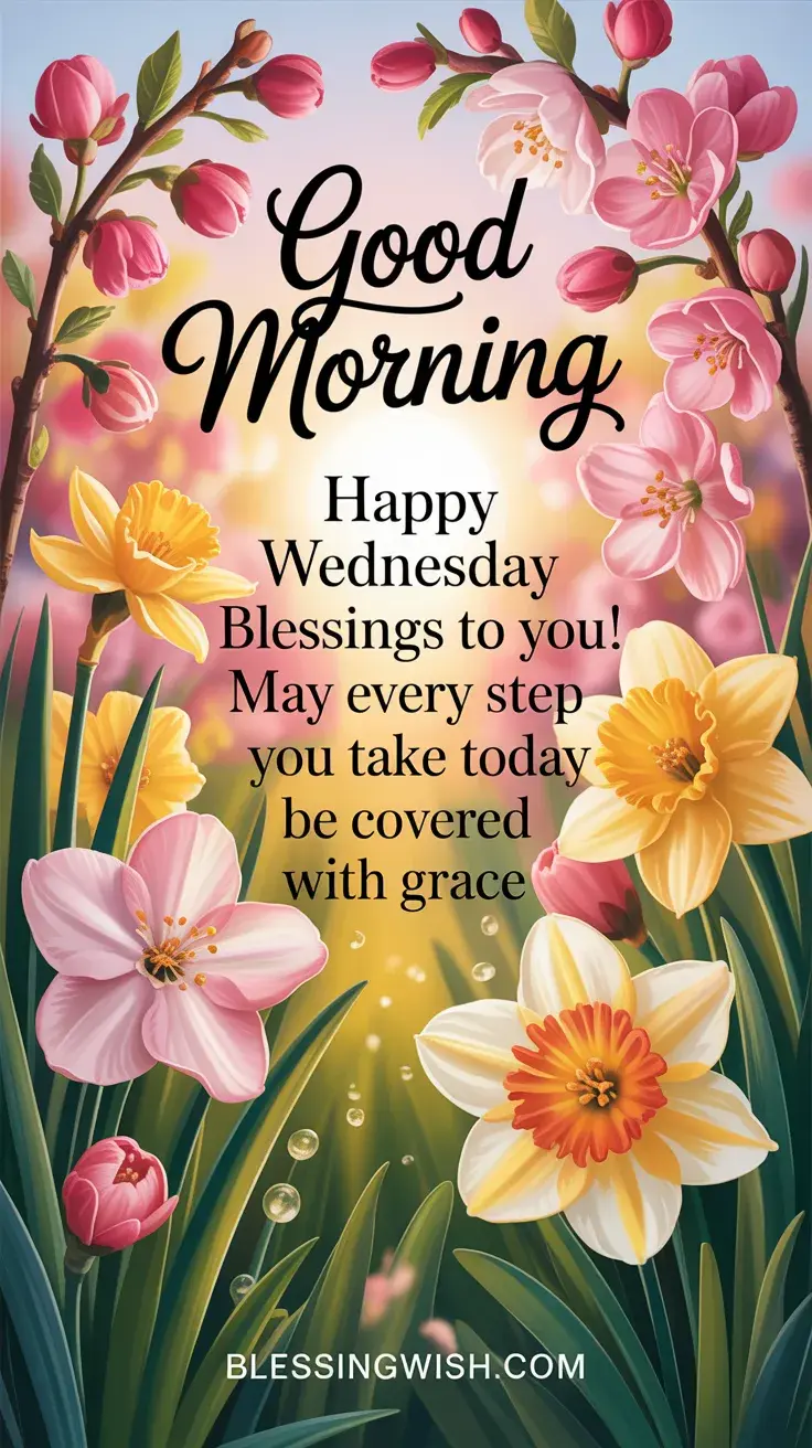  Beautiful and Happy Wednesday Morning Blessings