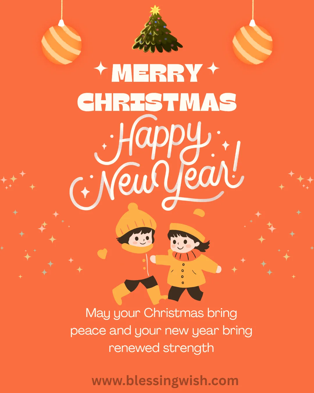 Heartfelt Blessings for Christmas and New Year