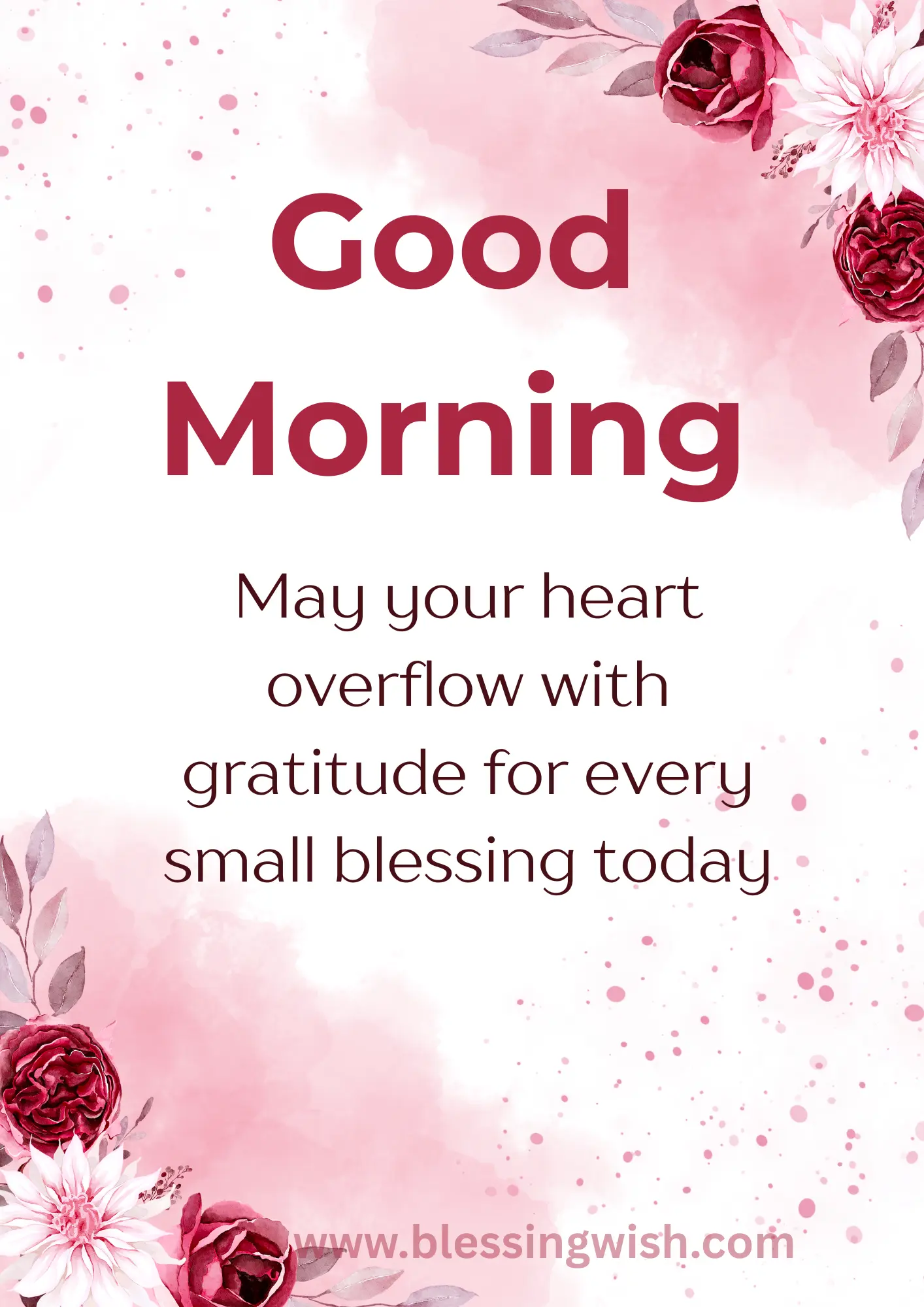 Positive and Thankful Wednesday Morning Blessings