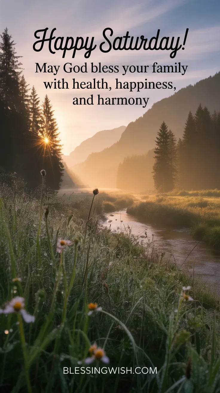 Saturday Morning Blessings for Family and Friends_