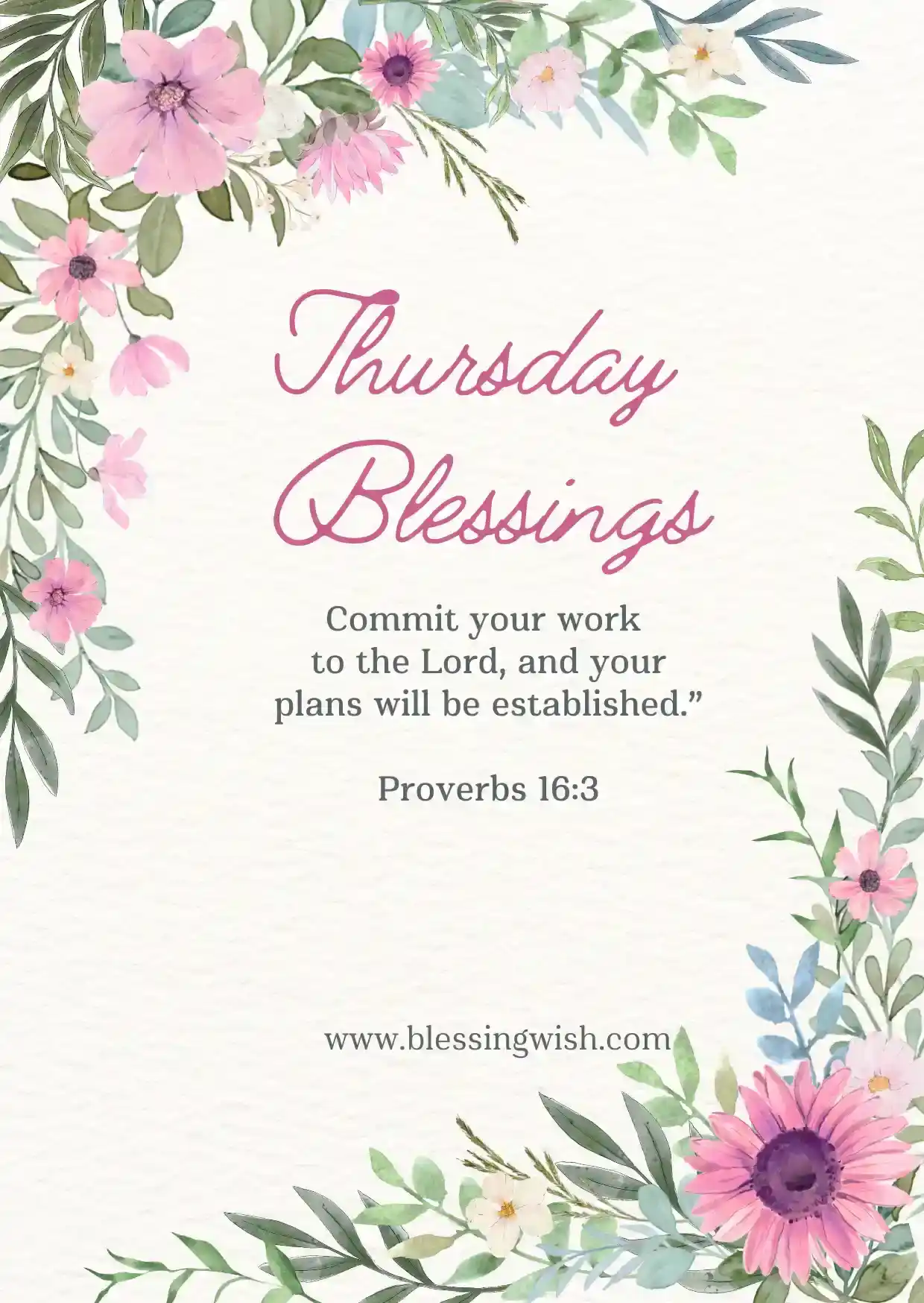 Bible Verses for Thursday Blessings