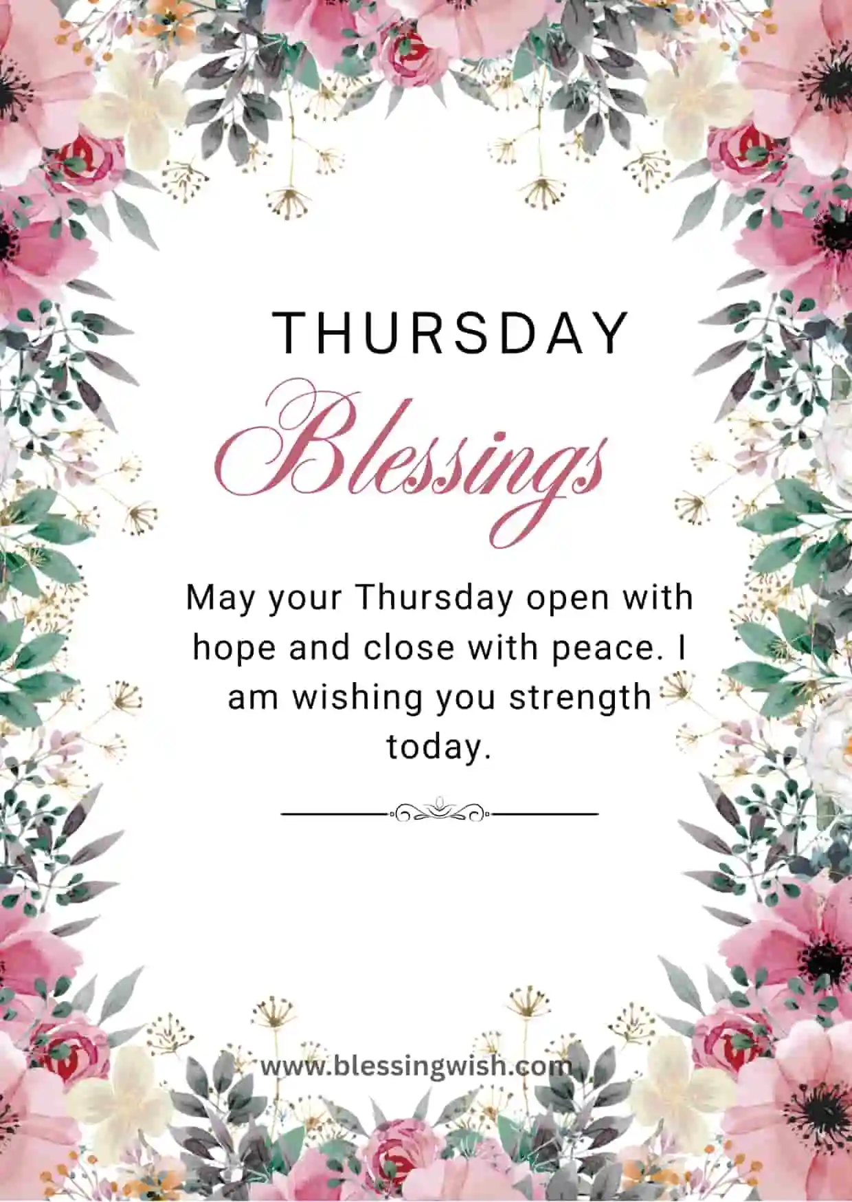 Encouraging Thursday Blessings and Prayers for Friends