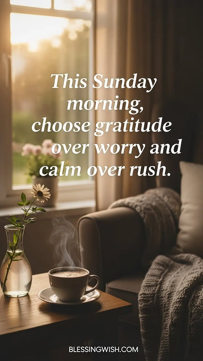Sunday Morning Blessings Quotes for a Grateful Heart