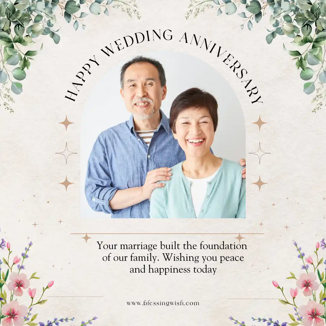 Anniversary Wishes for Parents and Family Members