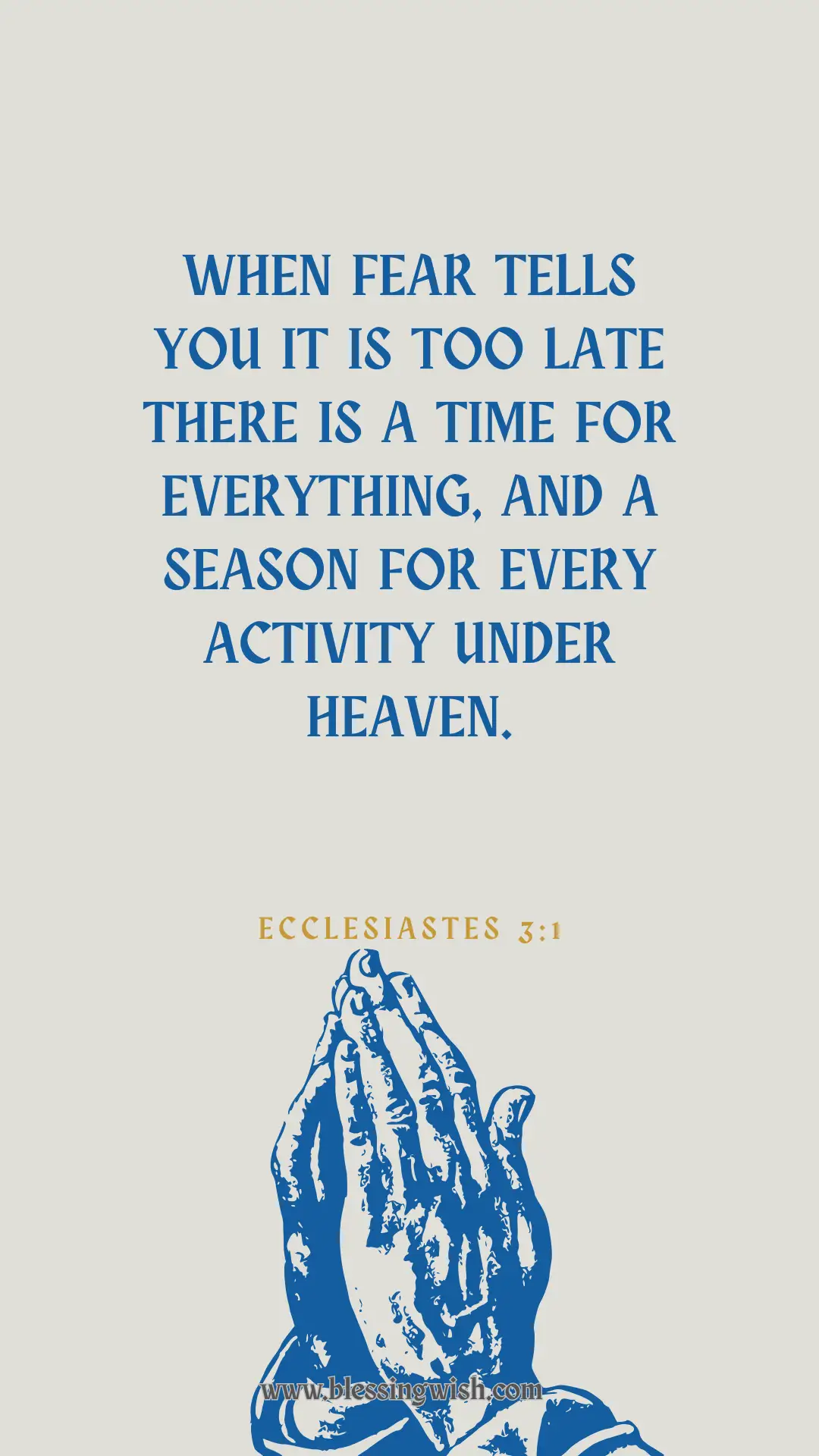 BIBLE VERSE ABOUT NOT GIVING UP ON DREAMS