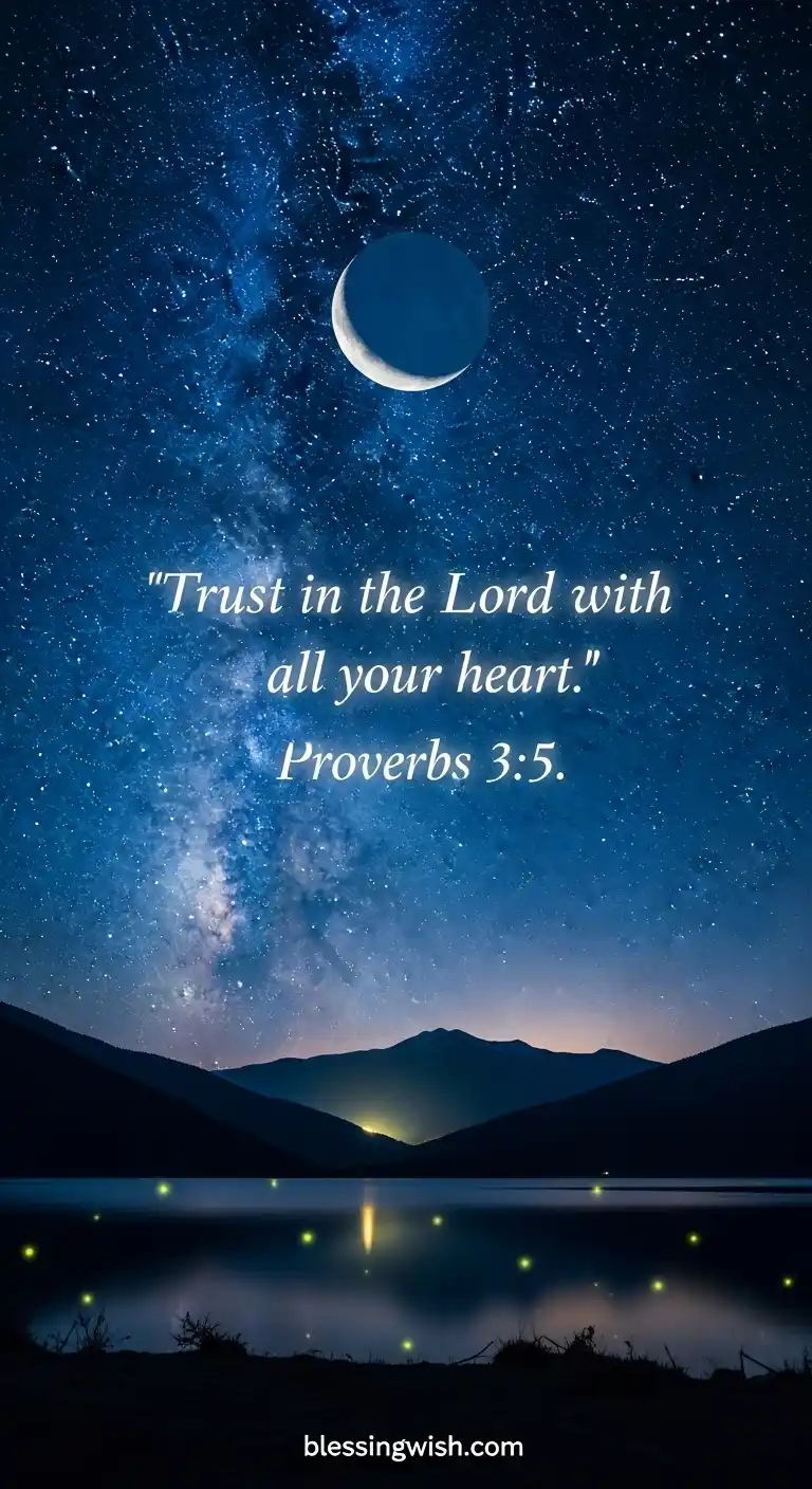 Bible Verses and Christian Good Night Blessings