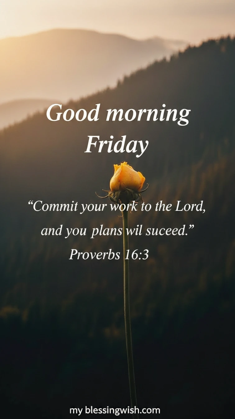 Friday Morning Bible Verses for Strength