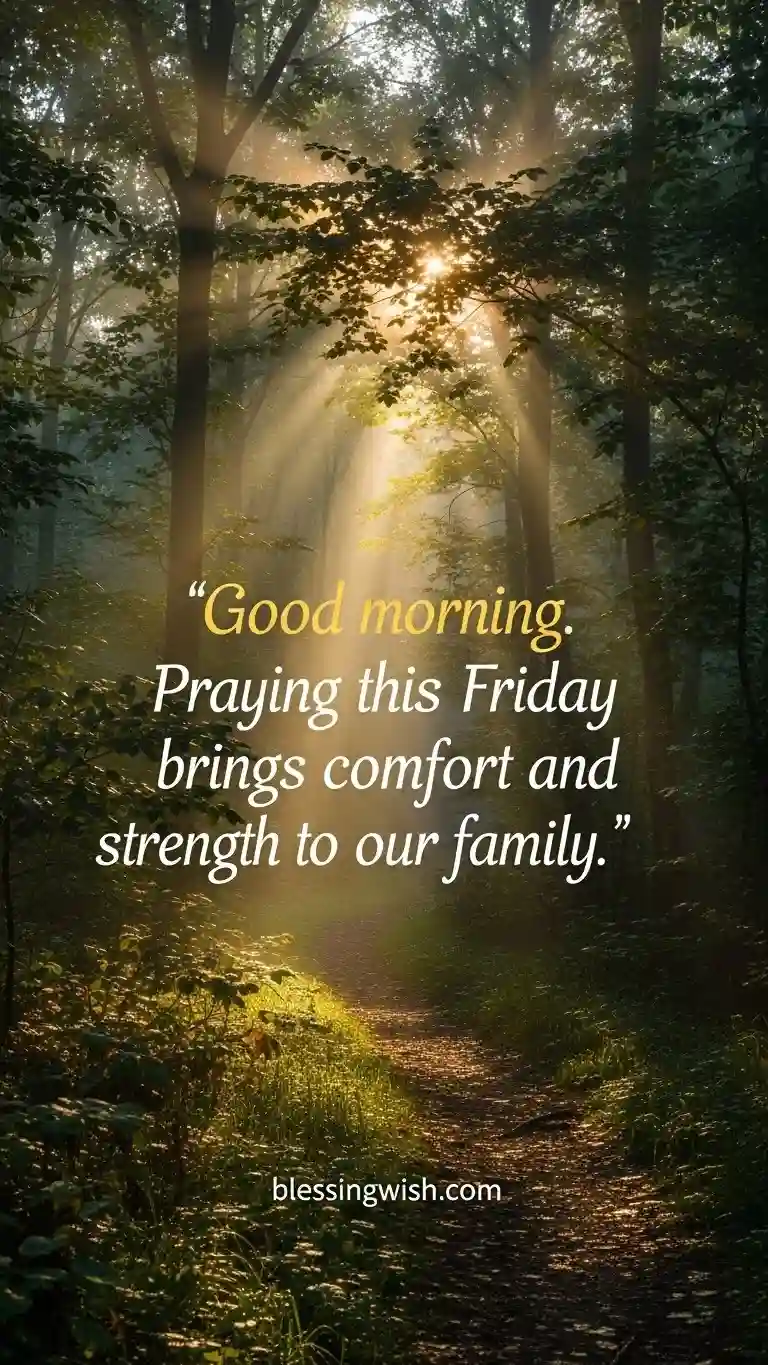 Friday Morning Blessings for Family