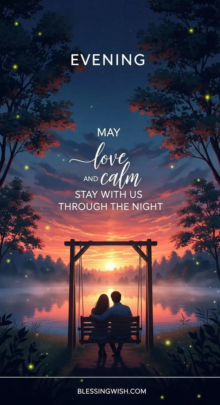 Good Evening Blessings and Wishes for Friends and Family