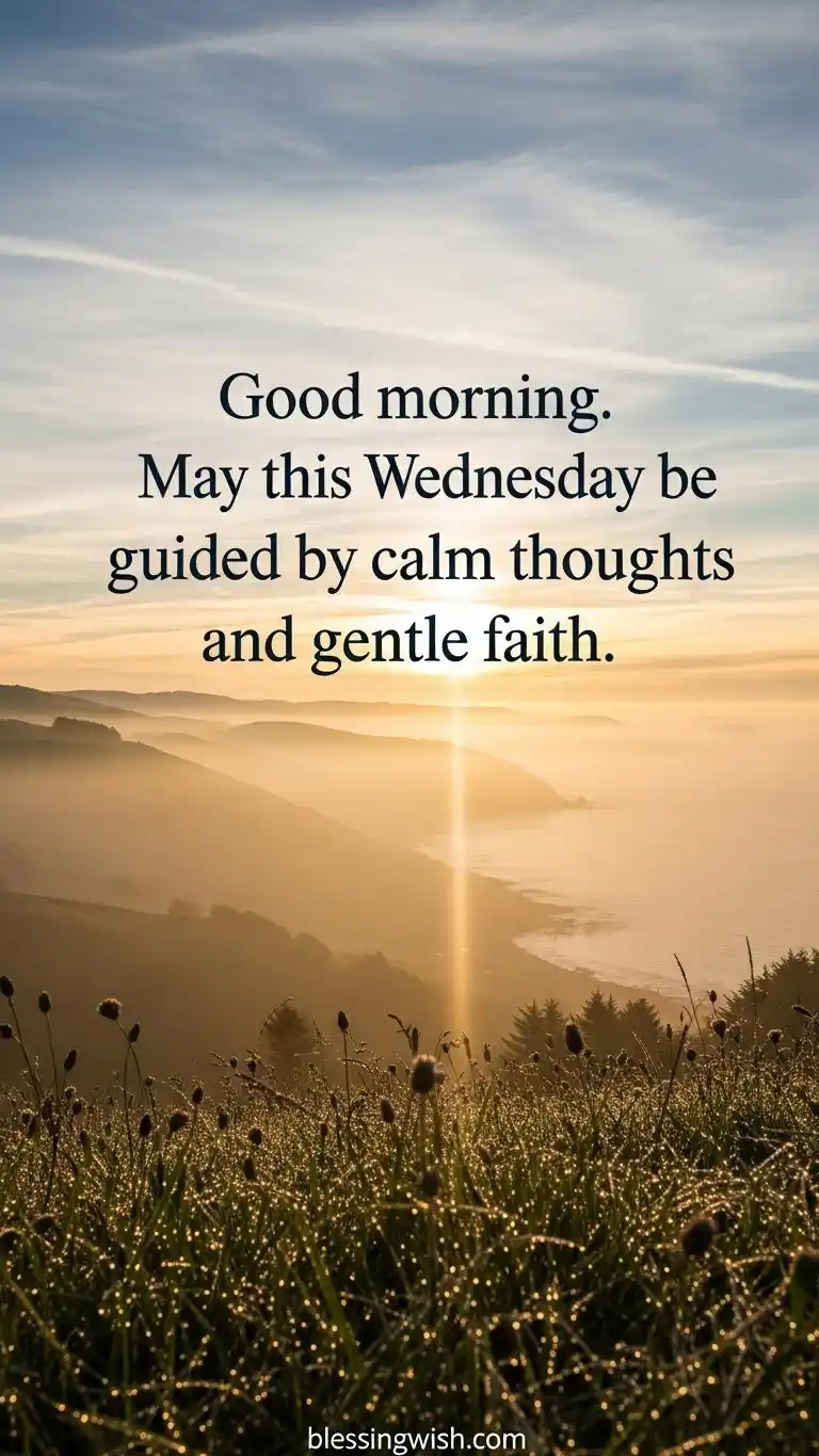 Happy Good Morning Wednesday Blessings Prayers for Inner Peace