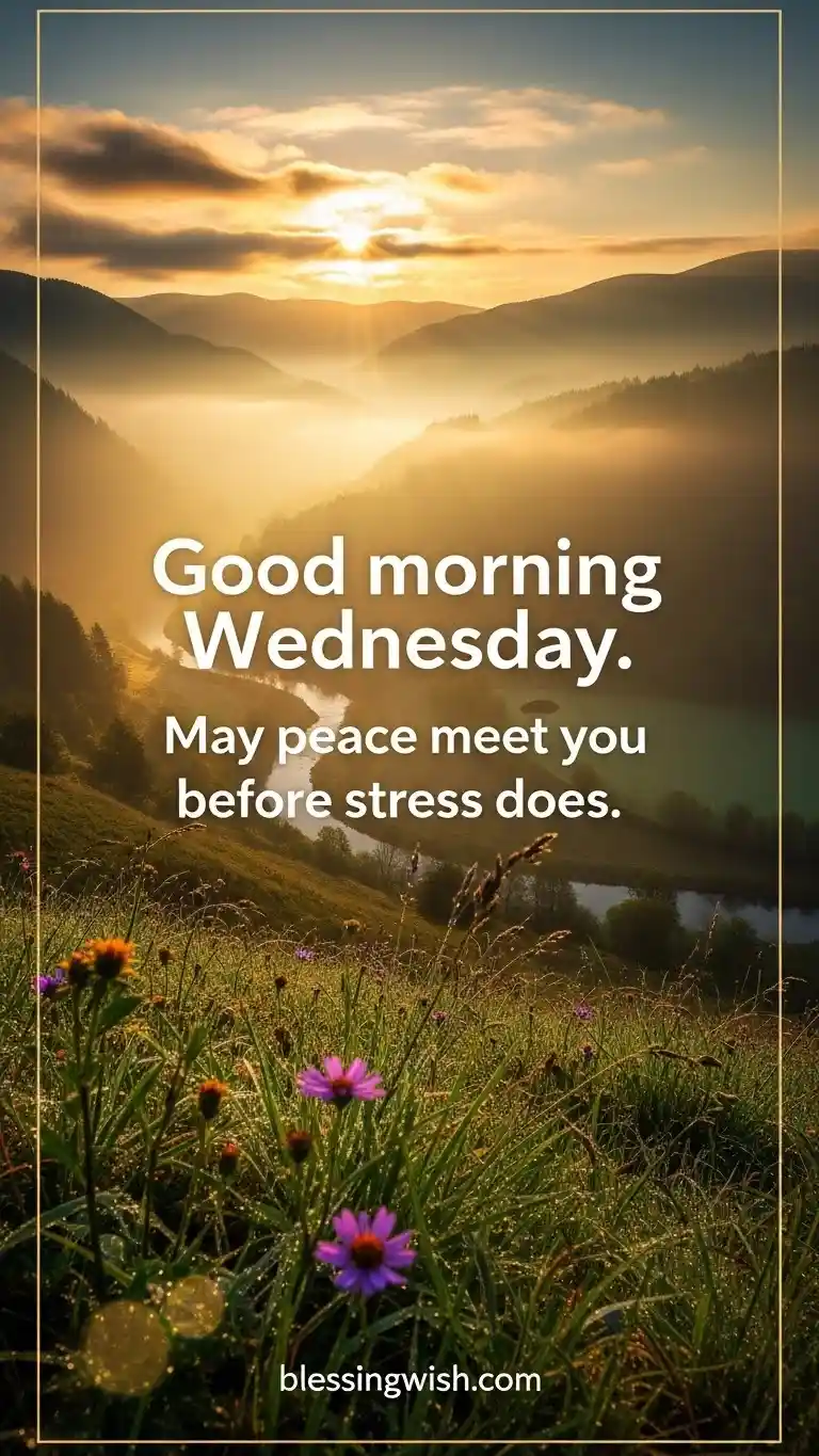 Happy Good Morning Wednesday Blessings for a Peaceful Start