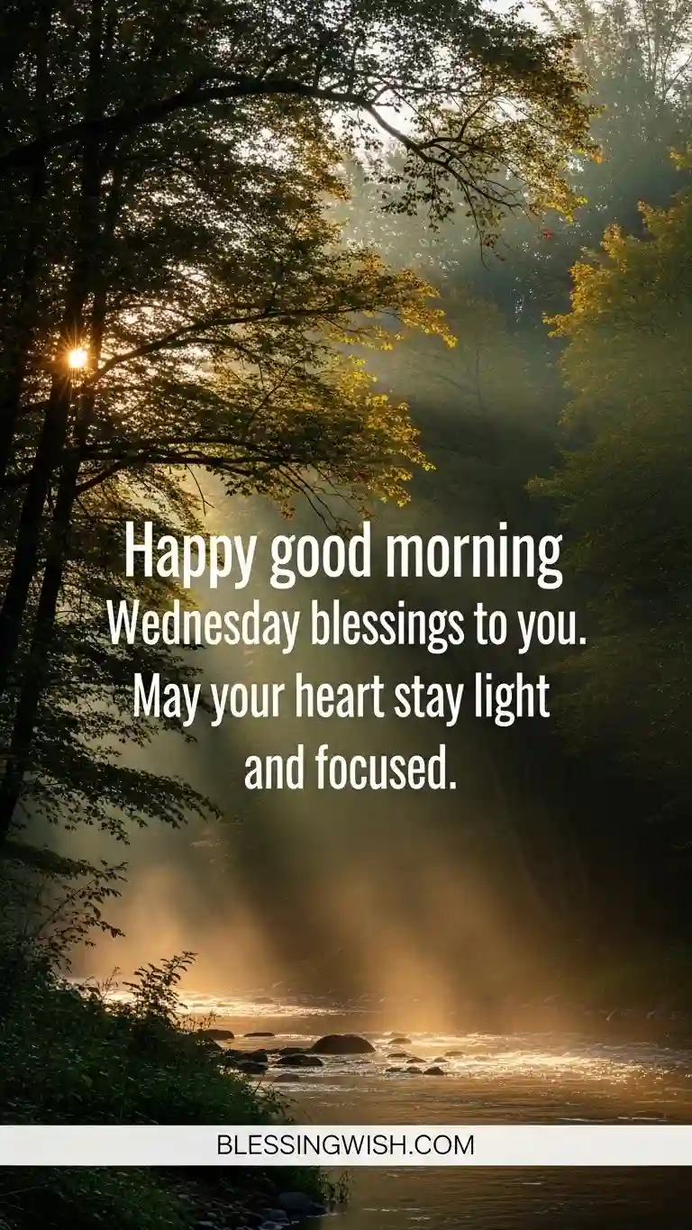 Happy Good Morning Wednesday Blessings for a Peaceful Start