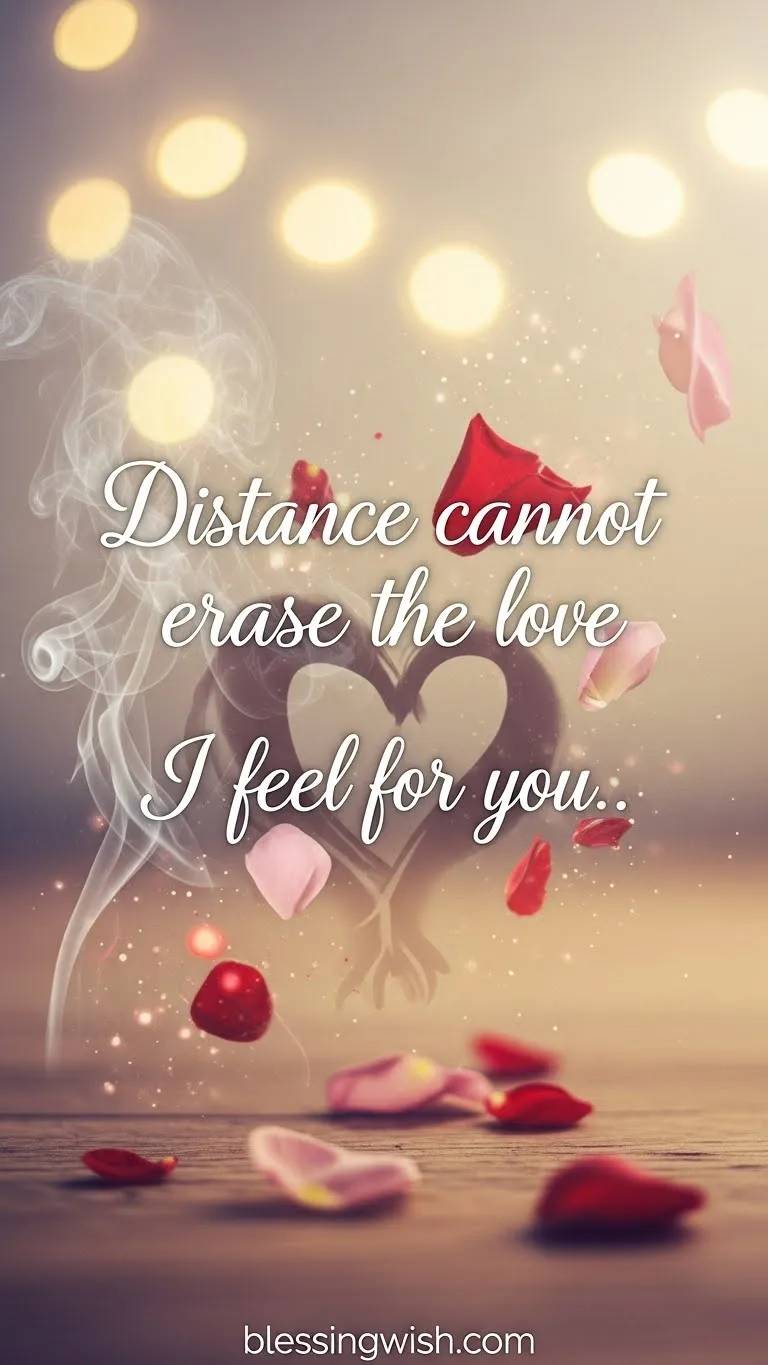 Heart Touching Distance Love Quotes for Her