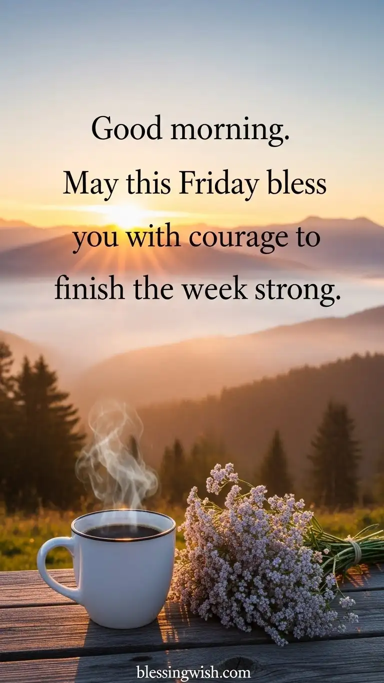 Positive Friday Blessings for Strength and Guidance