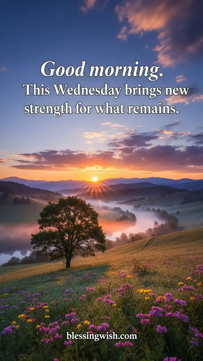 Positive Good Morning Wednesday Blessings to Beat the Midweek Slump