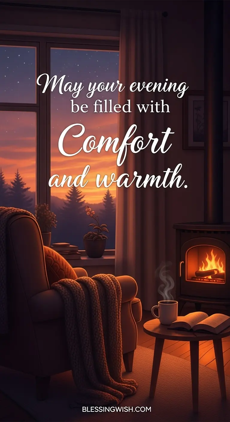 Short and Beautiful Evening Blessings for Peaceful Sleep