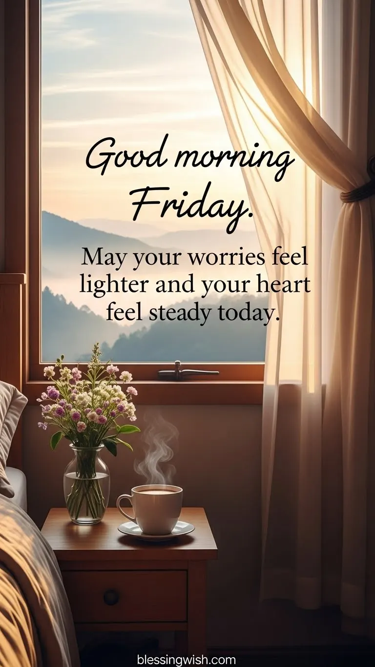 Simple Friday morning blessings for Peace and gratitude 