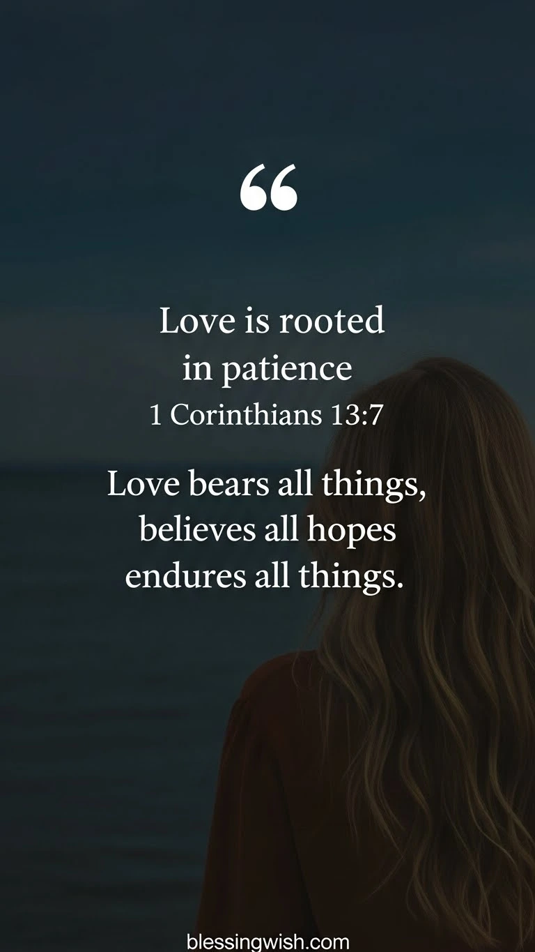 WHY LOVE PERSEVERES ACCORDING TO THE BIBLE