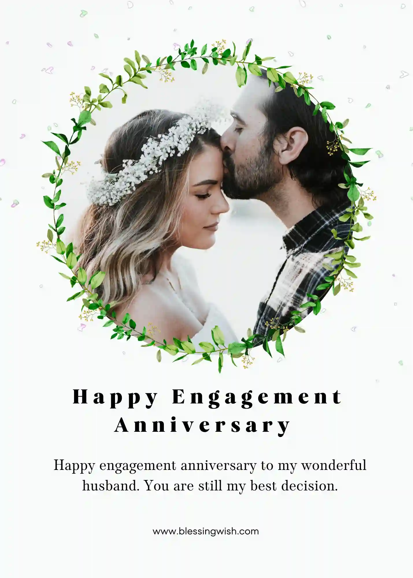 Engagement Anniversary Wishes for Husband