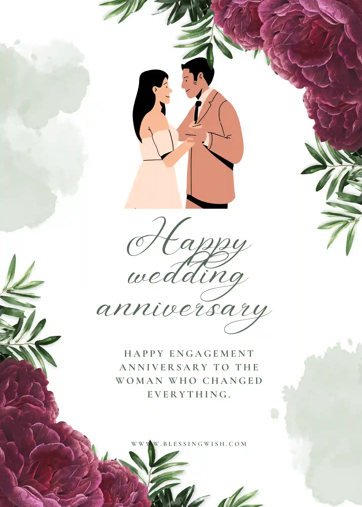 Engagement Anniversary Wishes for Wife