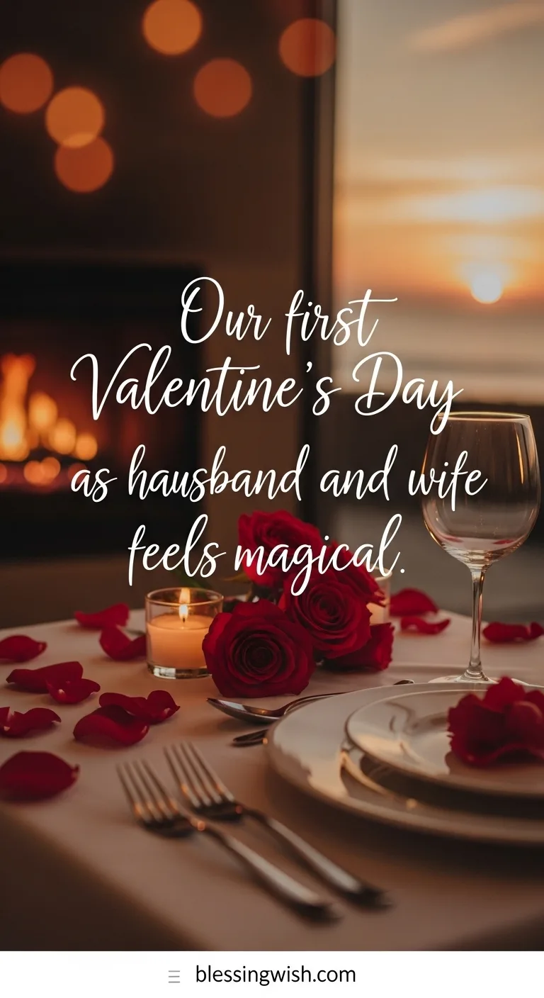First Valentines Day with My Wife Quotes