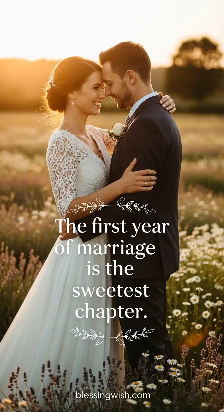 First Year Marriage Quotes and Anniversary Starters