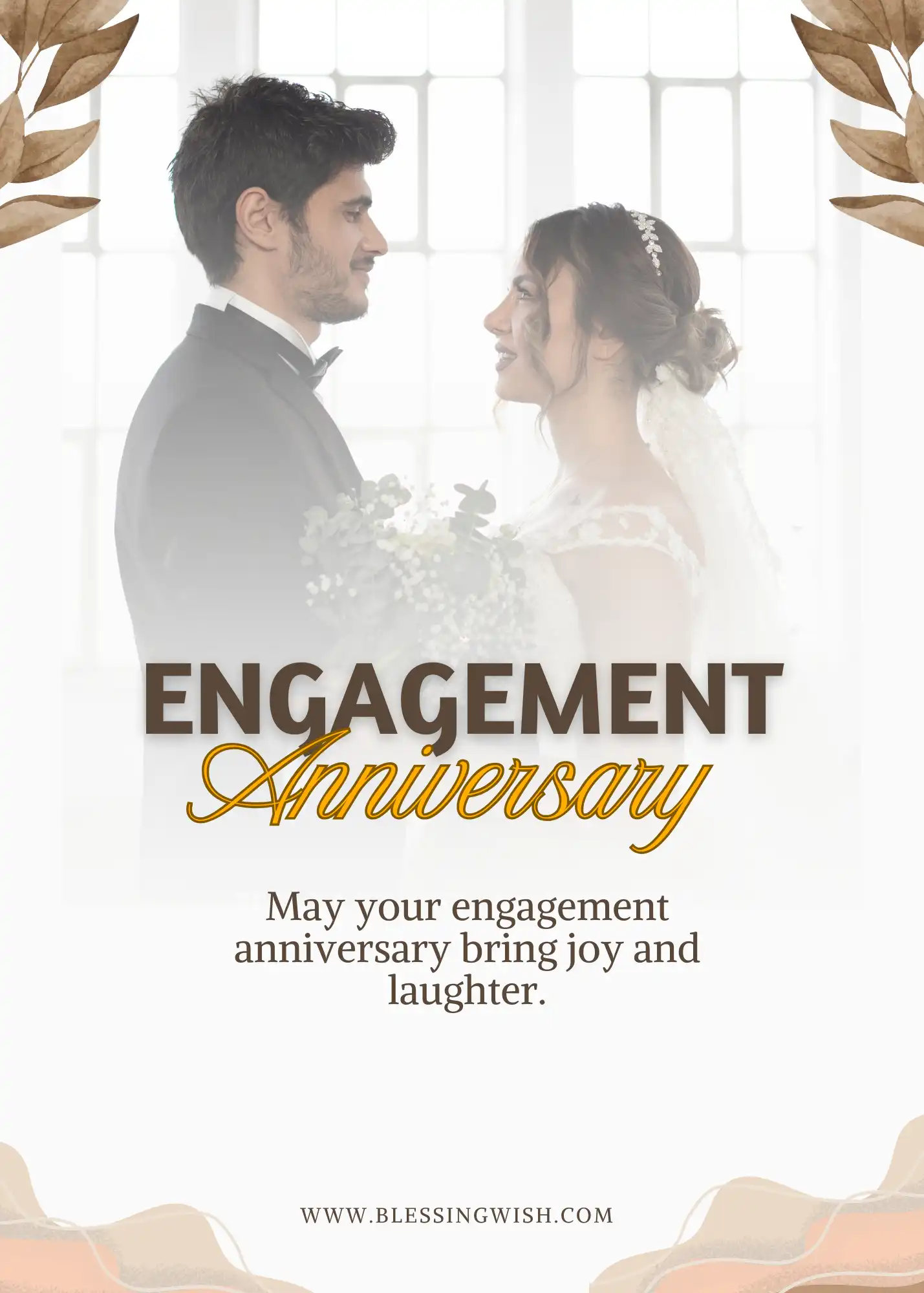 Happy Engagement Anniversary Wishes to Friend