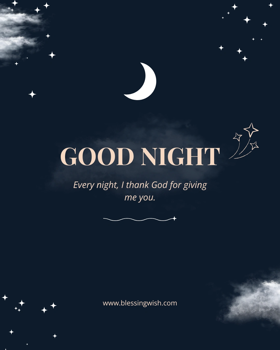 Heart Touching Good Night Message for My Love