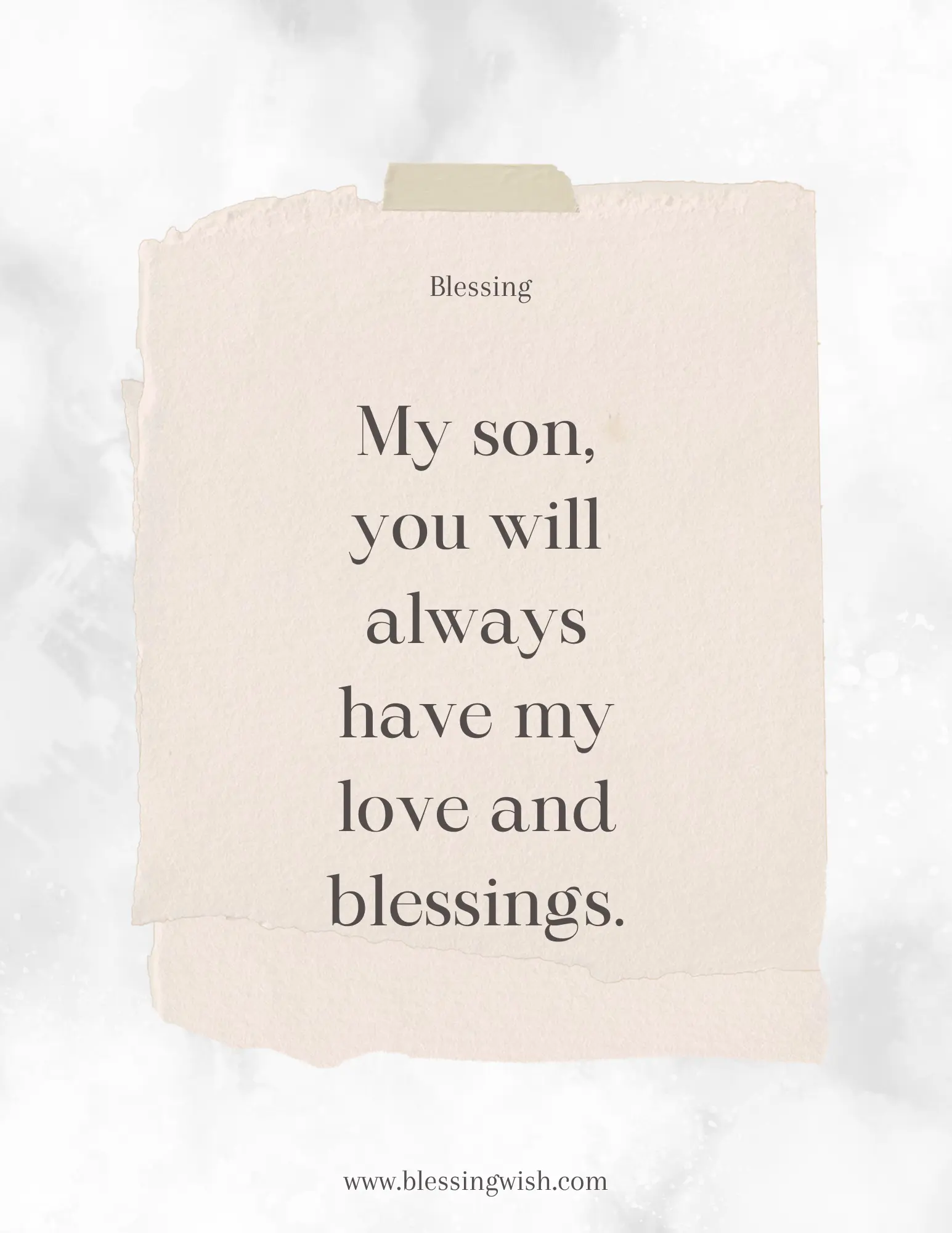 Heartwarming Blessing Wishes for Son from Mother