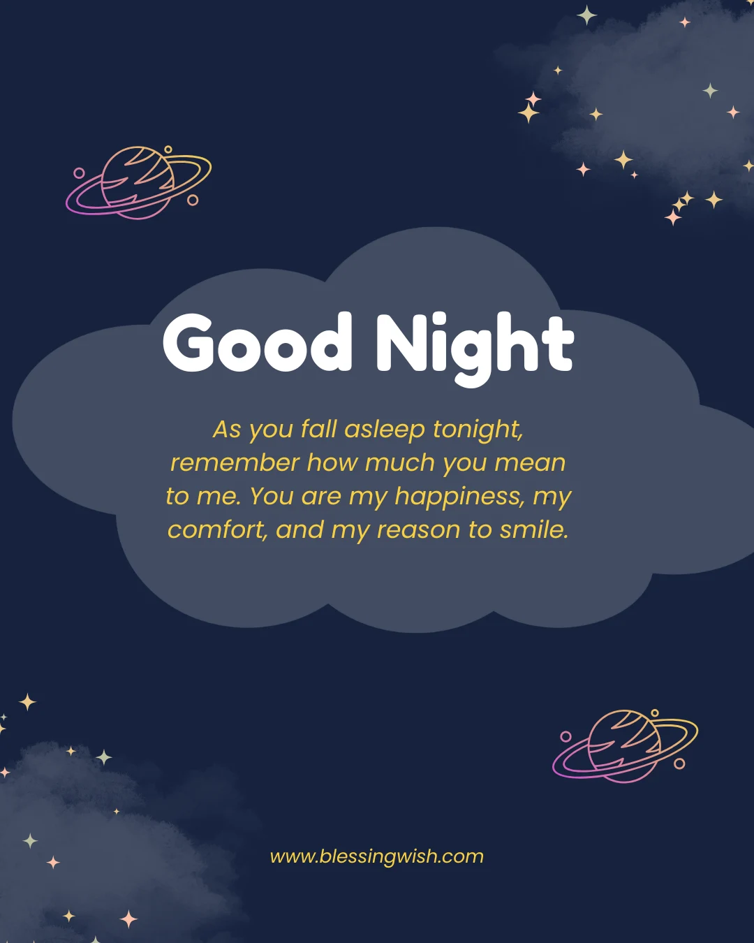 Long Romantic Good Night Message