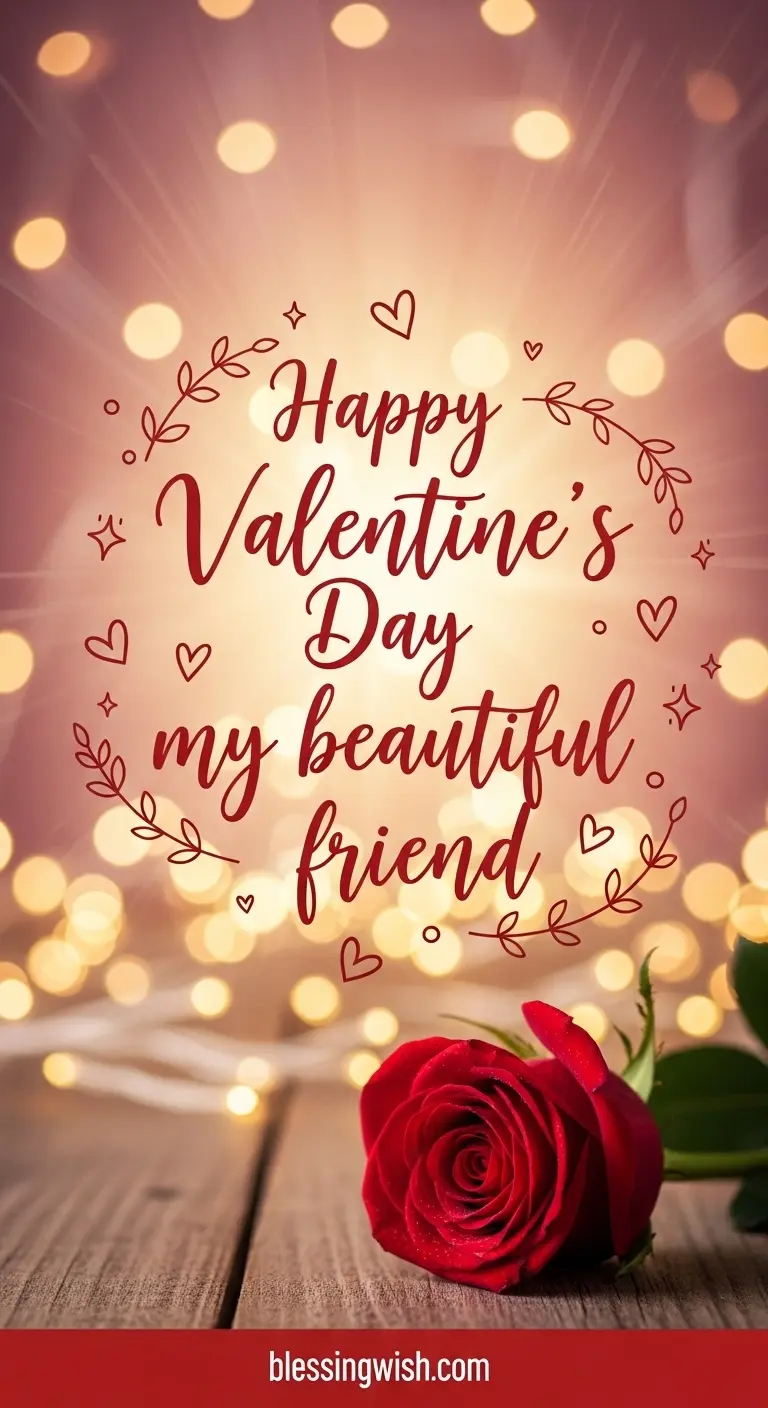 Short Valentine Greetings for Female Friends