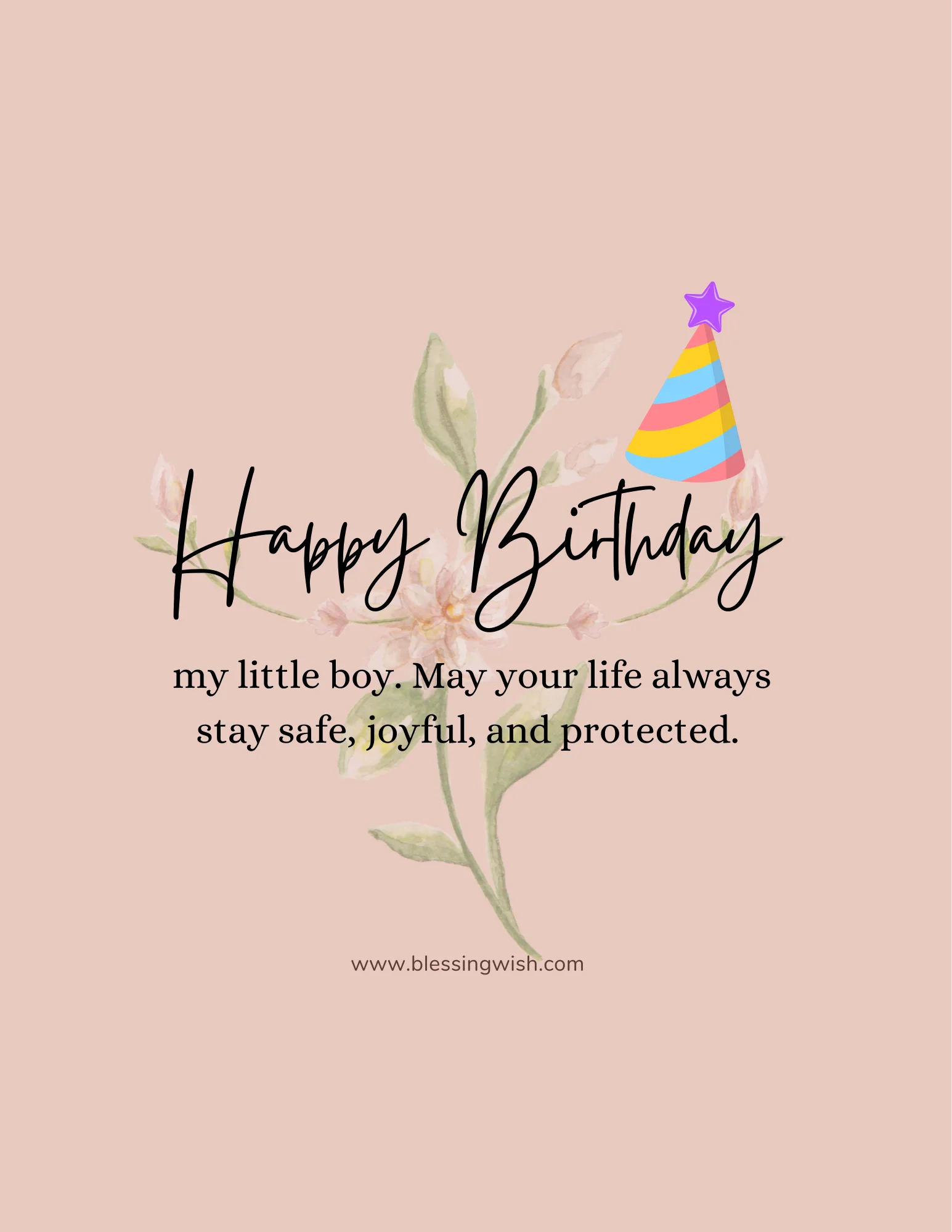 Touching Birthday Wishes for Little Son from Mother