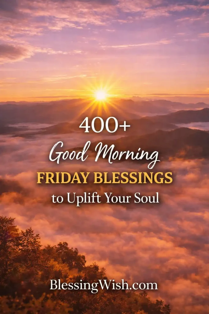 400+ Good Morning Friday Blessings to Uplift Your Soul