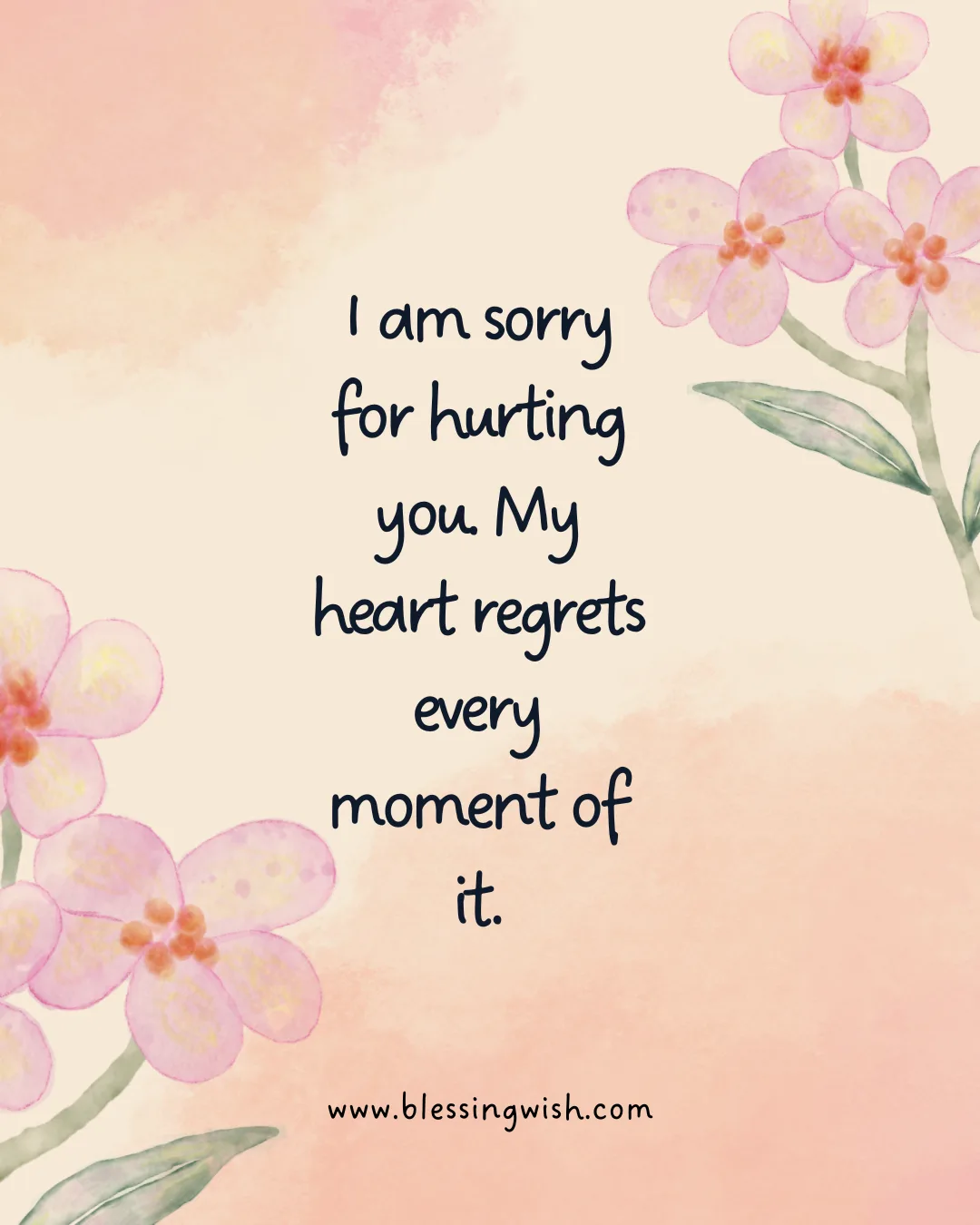 Apology Message to My Love for Hurting Her
