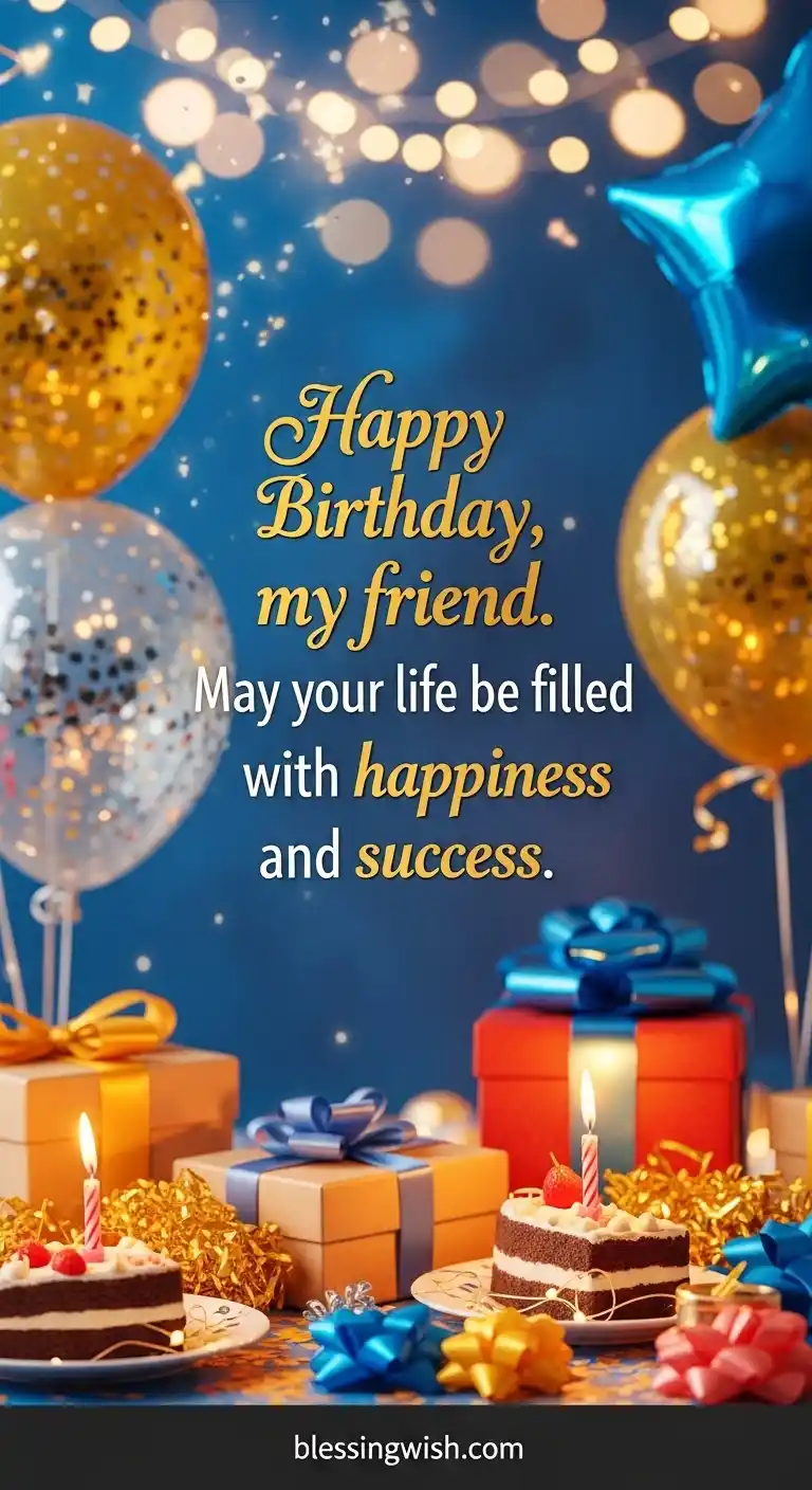 Birthday Blessings for Friend