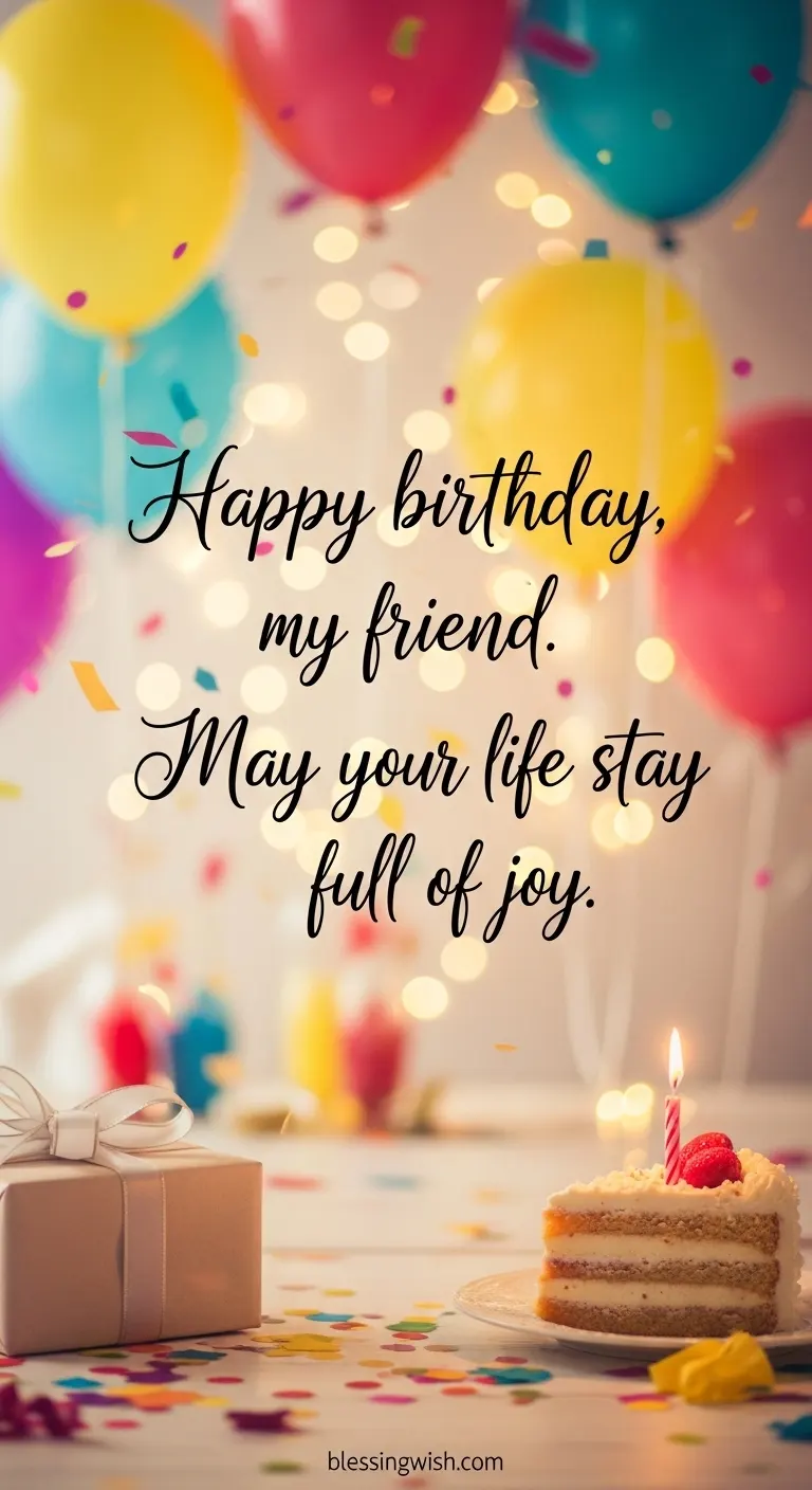 Birthday Wishes for Friend