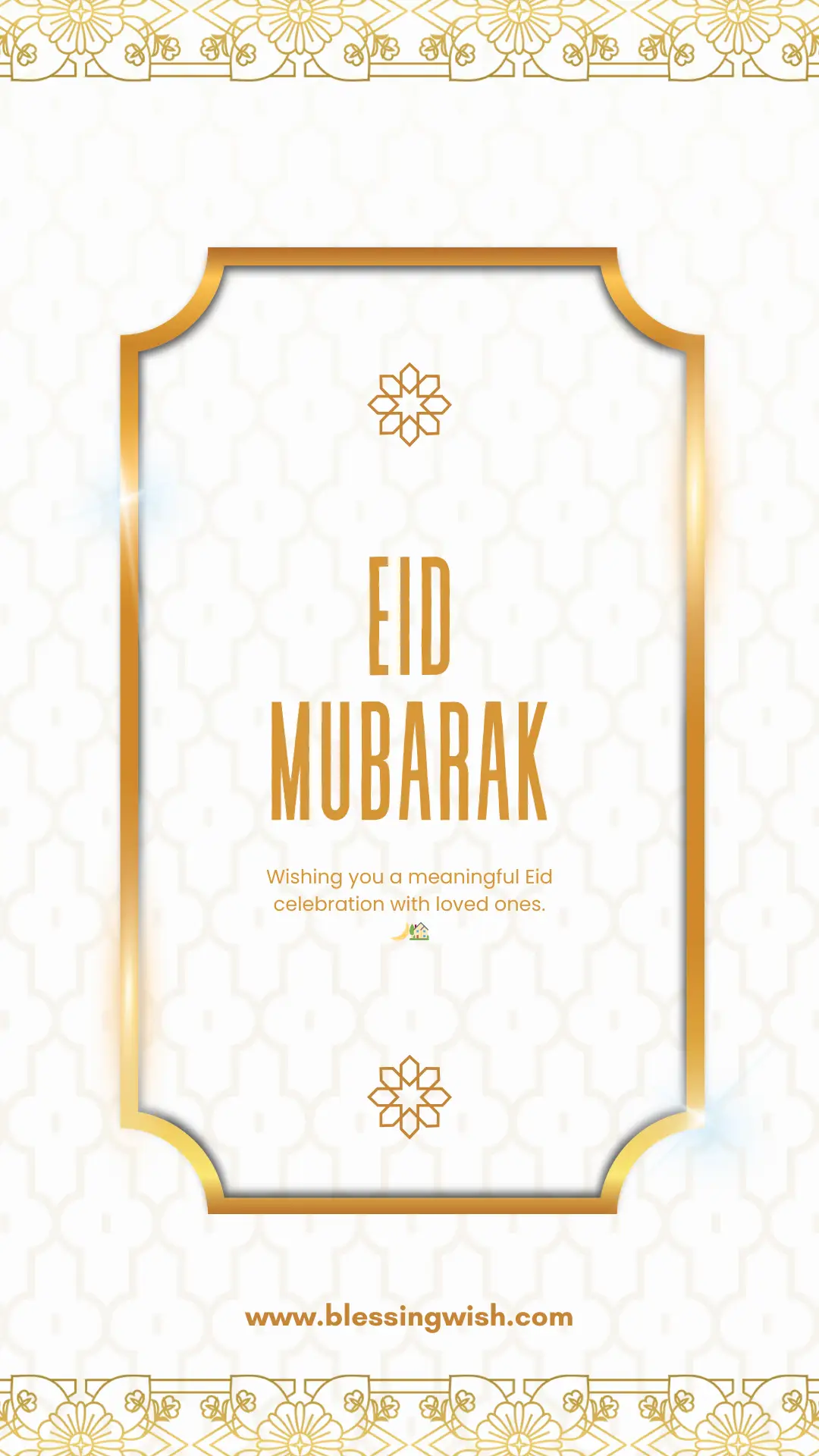 Eid Mubarak Wishes for Friends and Family in English Images and GIF Captions