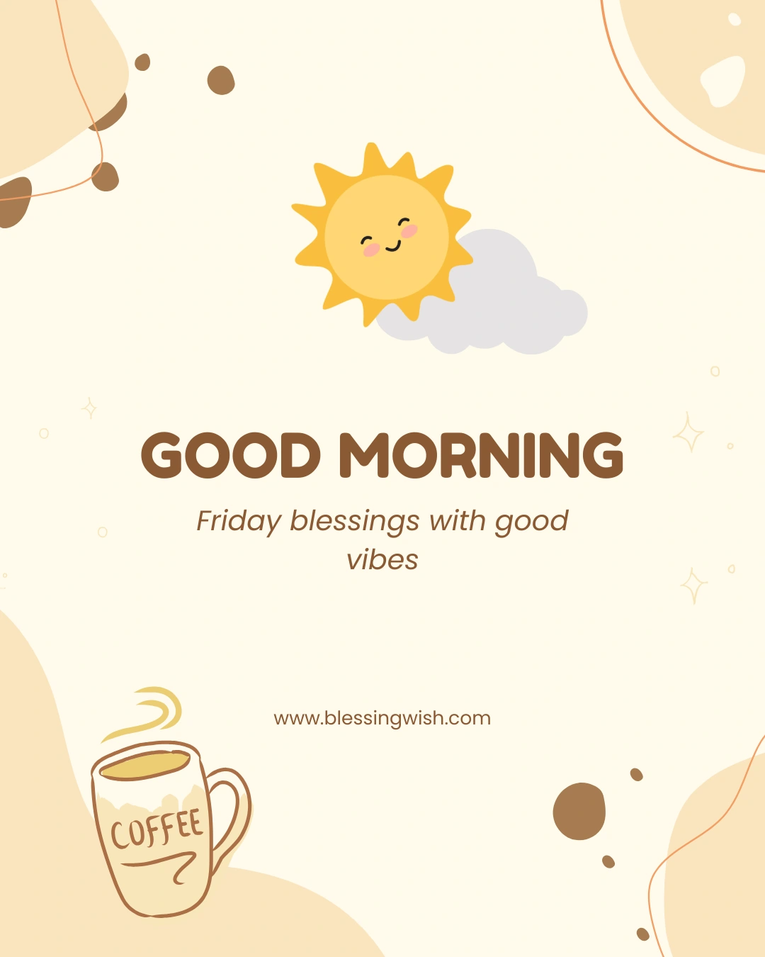 Good Morning Friday Blessings GIF and Social Sharing Messages