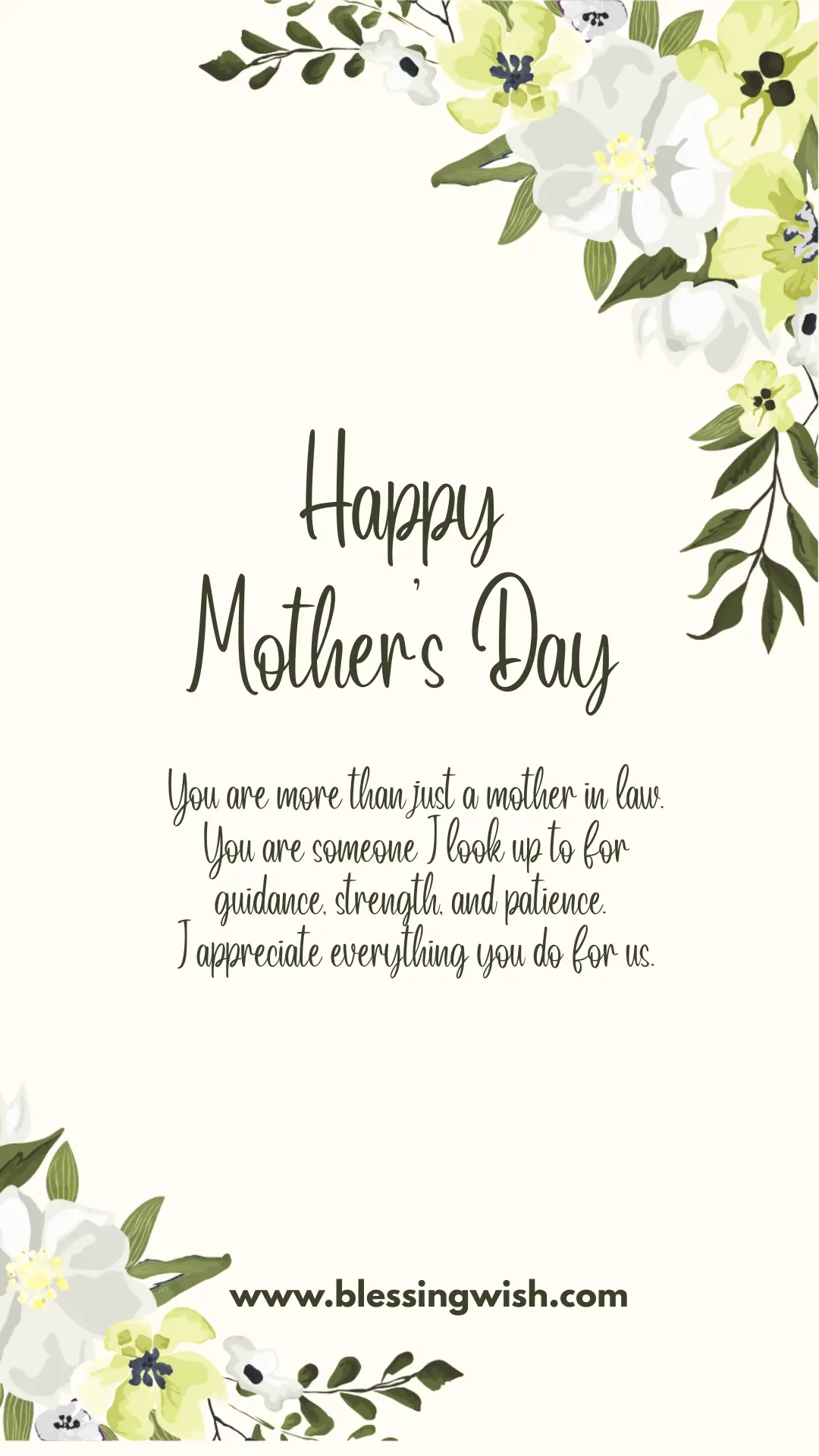 Long & Unique Mothers Day Messages for Mother-in-Law