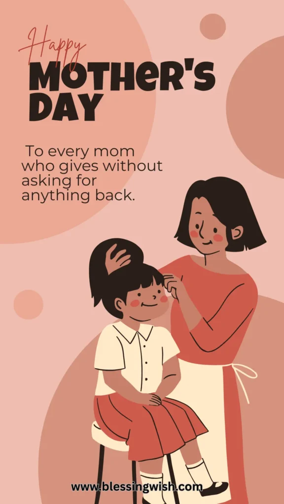 Mother’s Day Wishes to All Moms in English