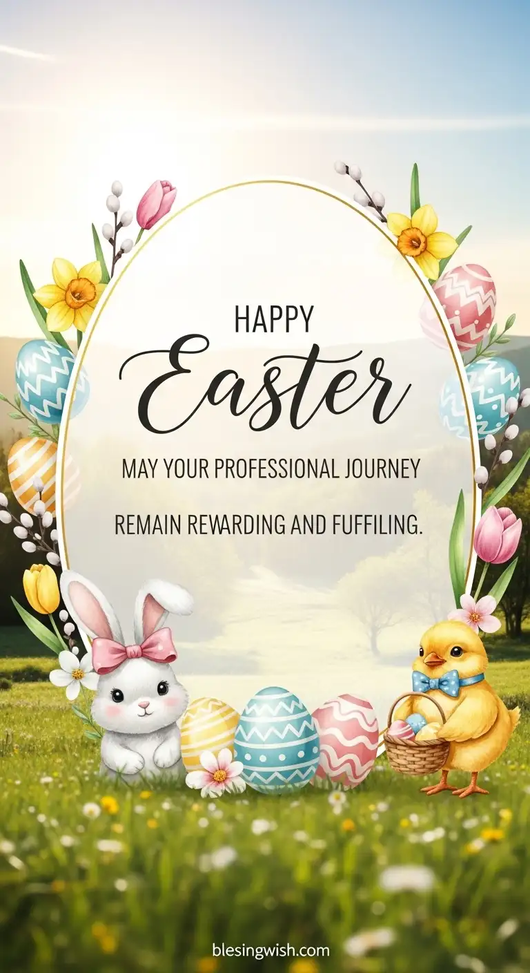 Professional Easter Messages for Colleagues