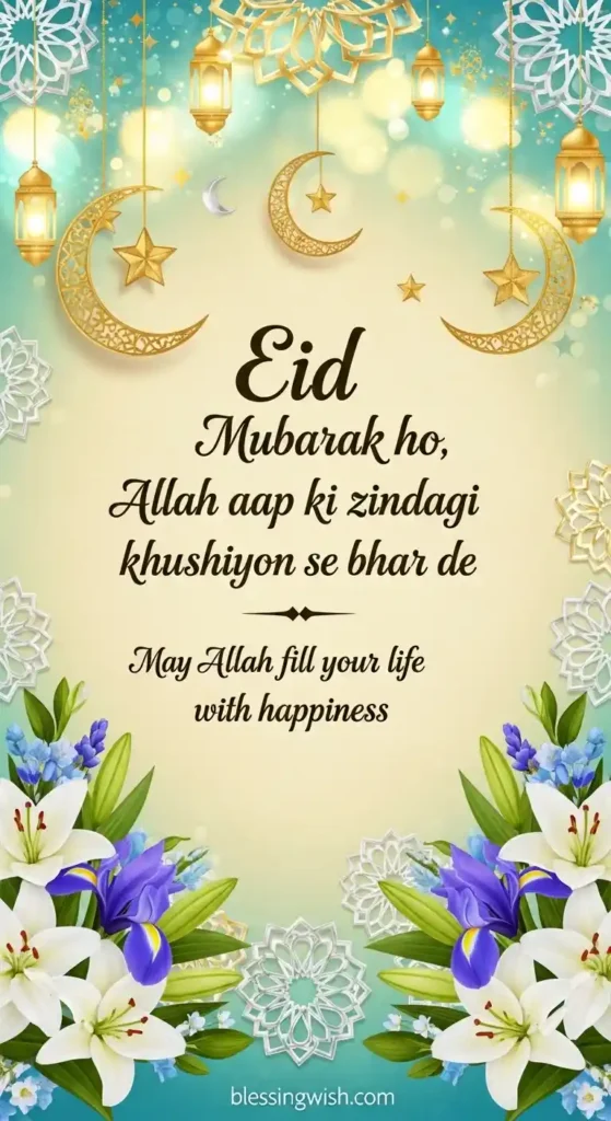 Quotes On Eid In Urdu (With English Meaning)