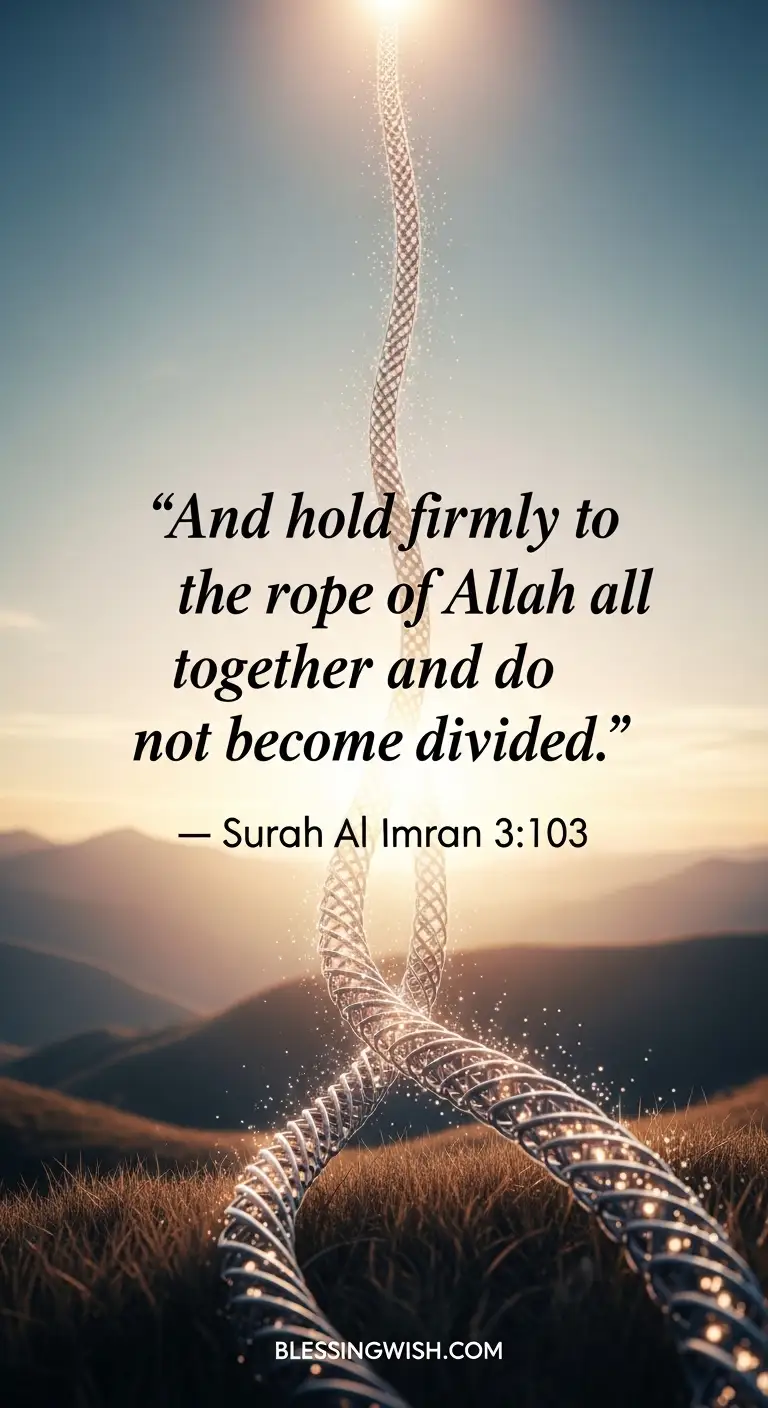 Quran Verses on Peace (Salam) and Unity (Ummah)