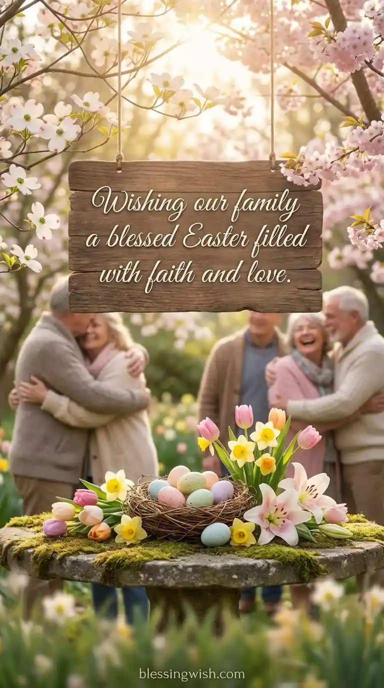 Religious Easter Wishes for Family