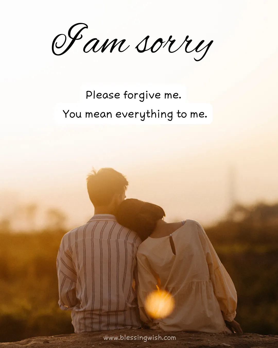 Short Apology Love Messages For Your Love
