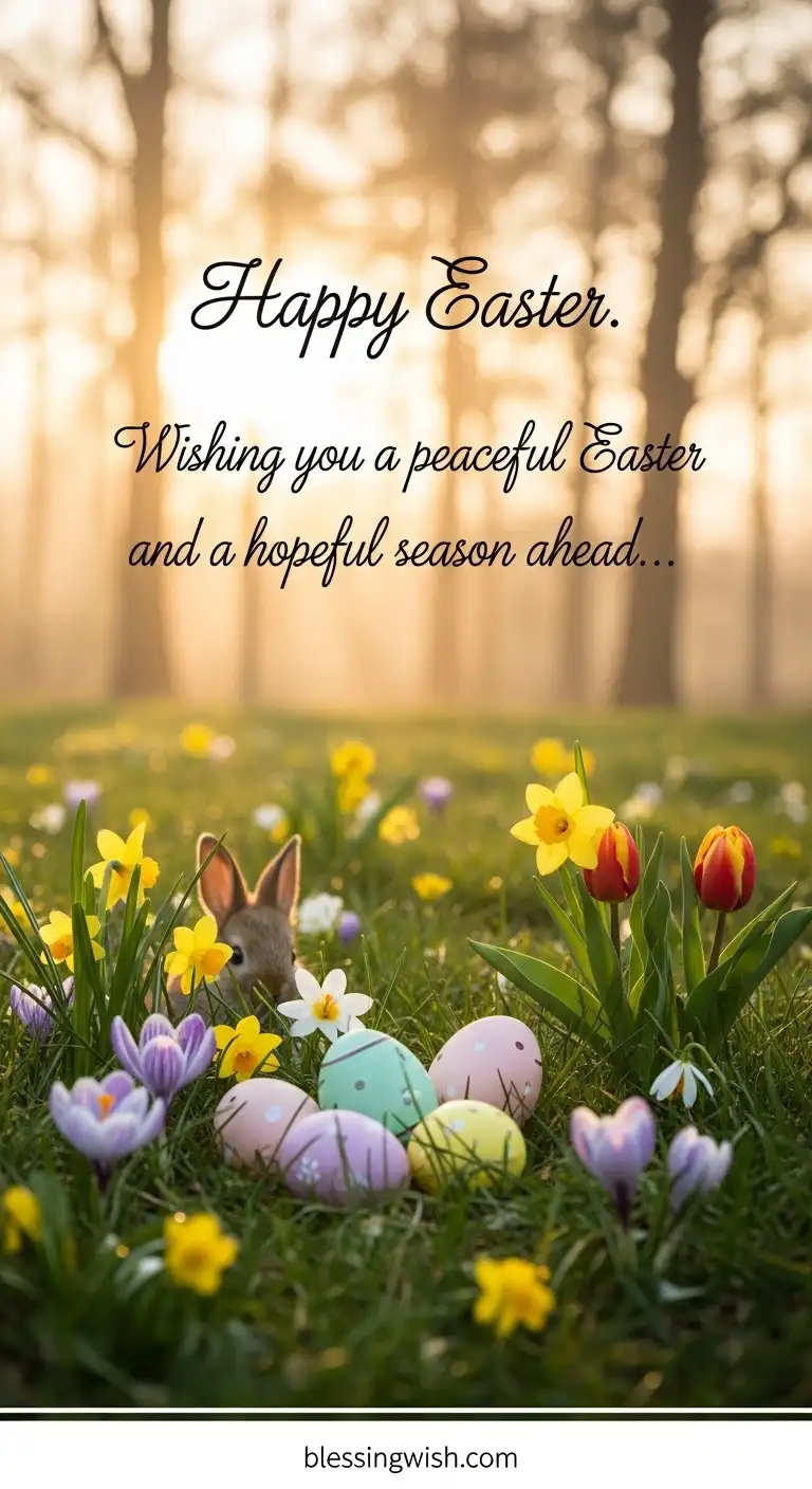 Short Religious Easter Wishes for Family and Friends
