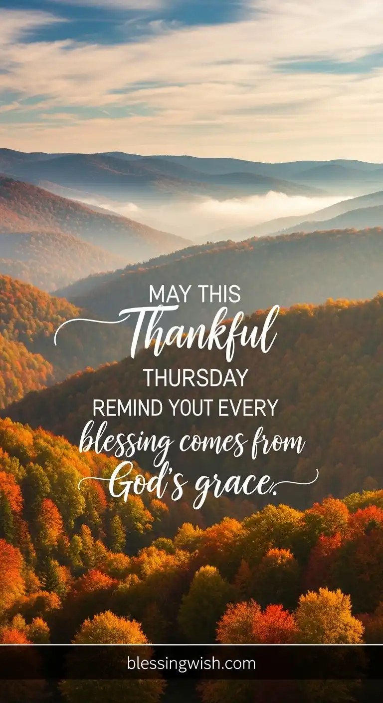 Thankful Thursday Bible Verses and Spiritual Blessings.