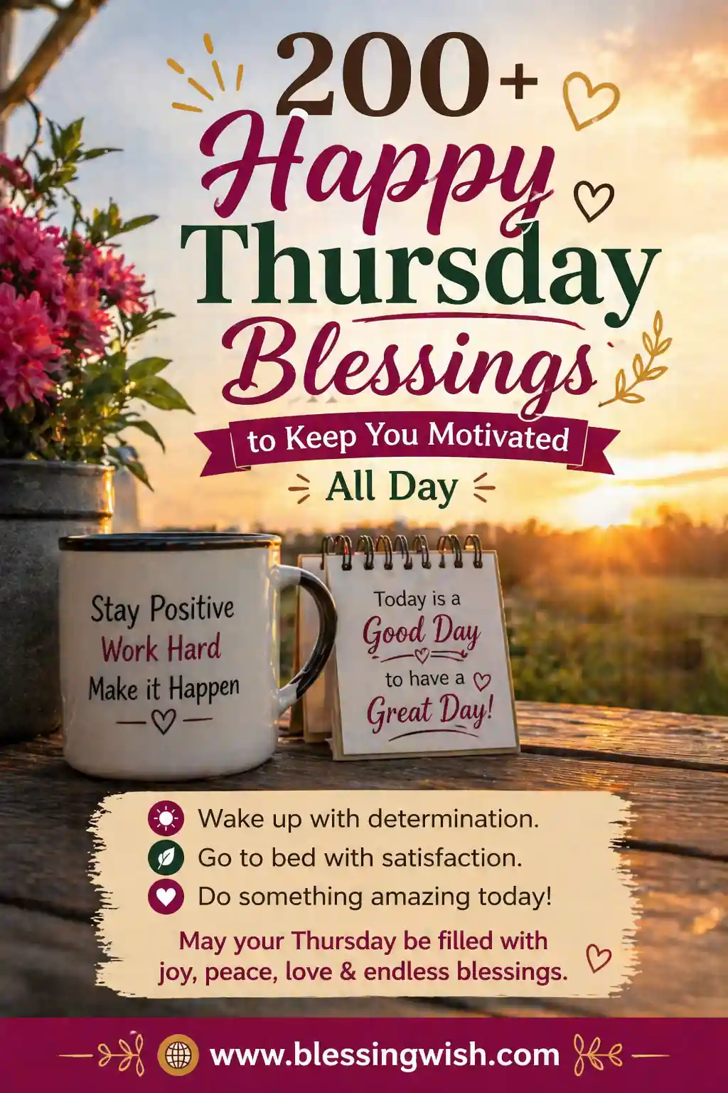 200+ Happy Thursday Blessings To Keep You Motivated All Day - Blessing Wish