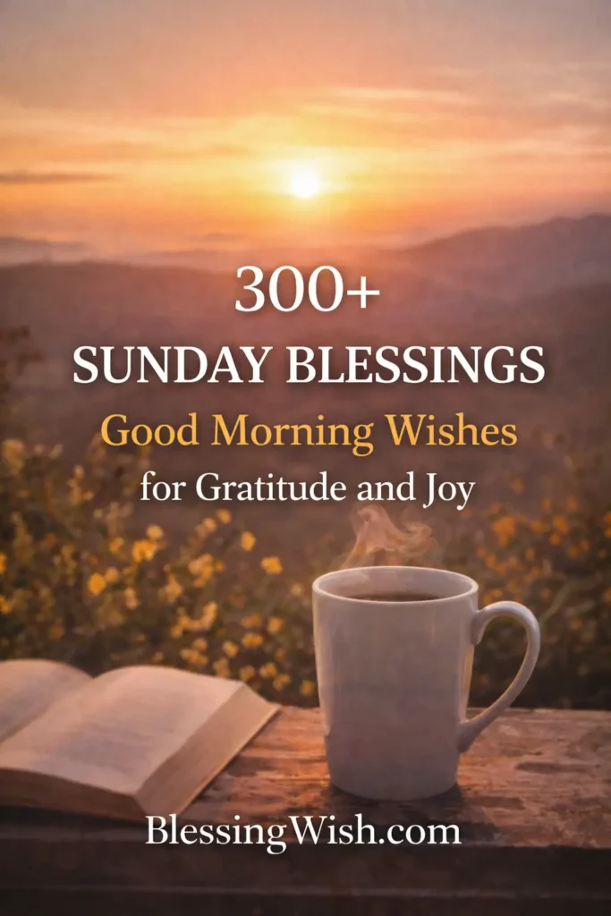 300+ Sunday Blessings Good Morning Wishes for Gratitude and Joy