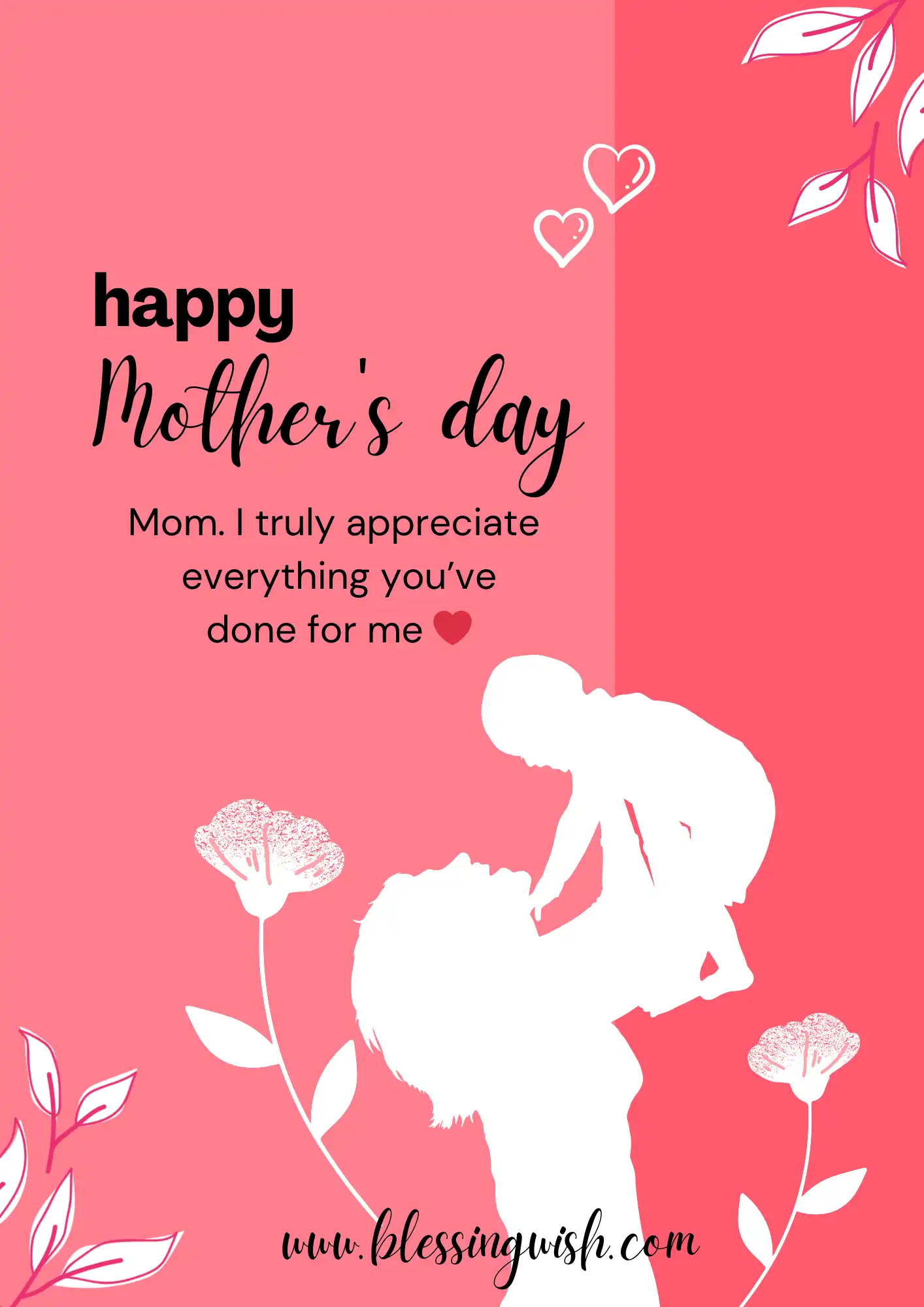 Appreciation Messages for Mother from Son